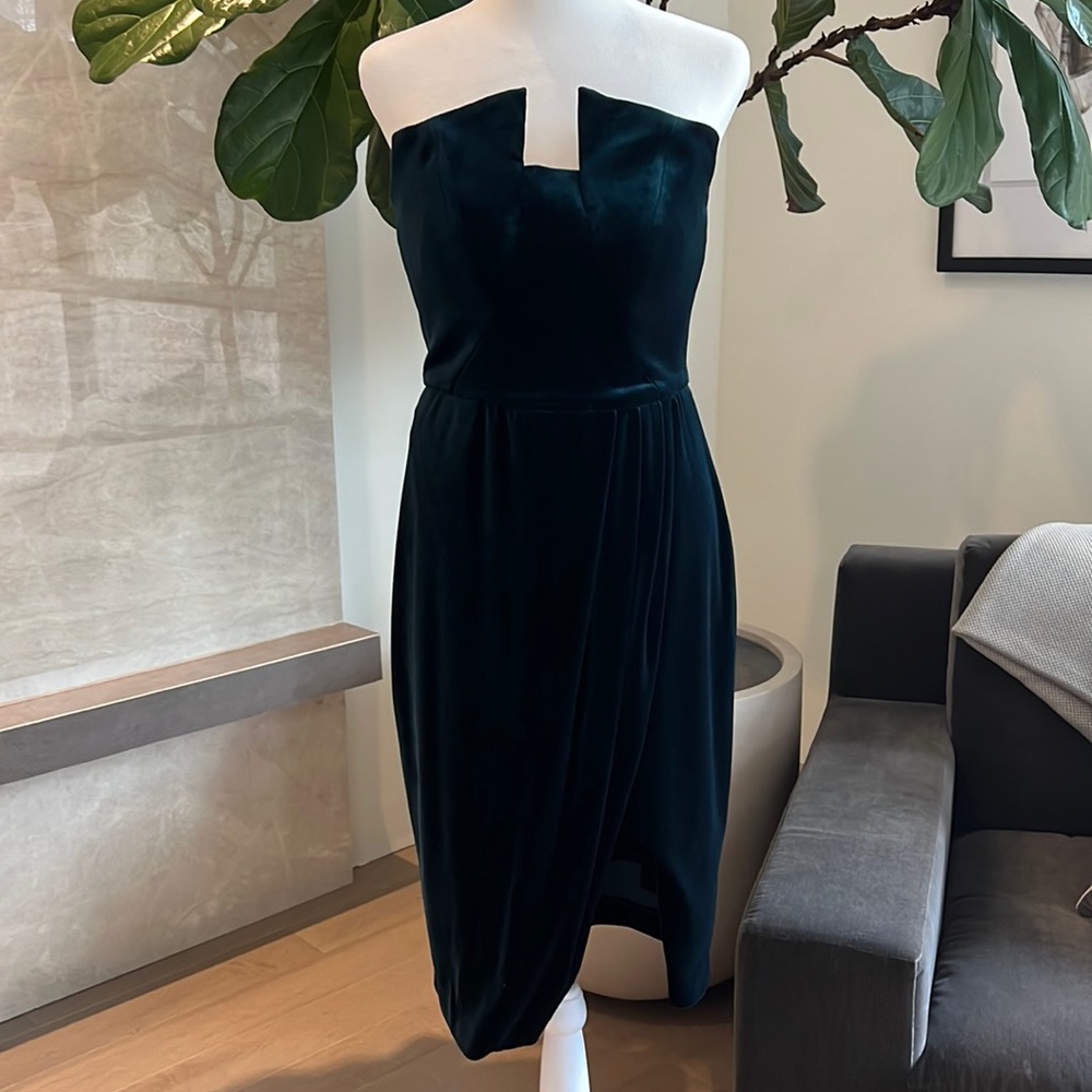 Velvet cocktail dress